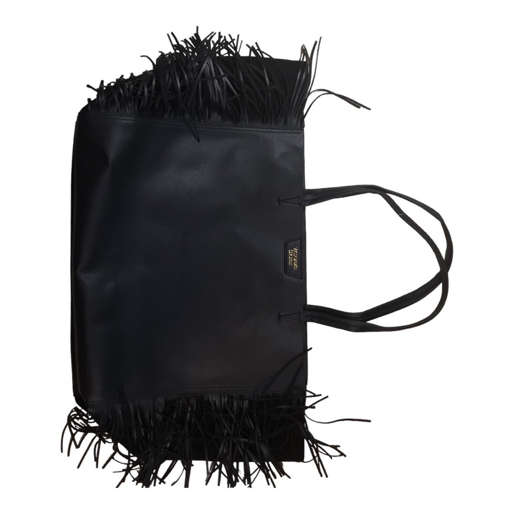 NWT Victoria’s Secret Limited Edition Black Fringe Tote